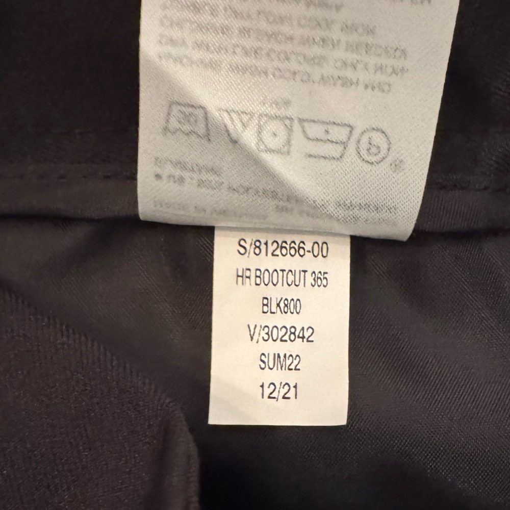 Banana Republic High Rise Bootcut Black Trouser Pants Size 14 NWT - Picture 6 of 8